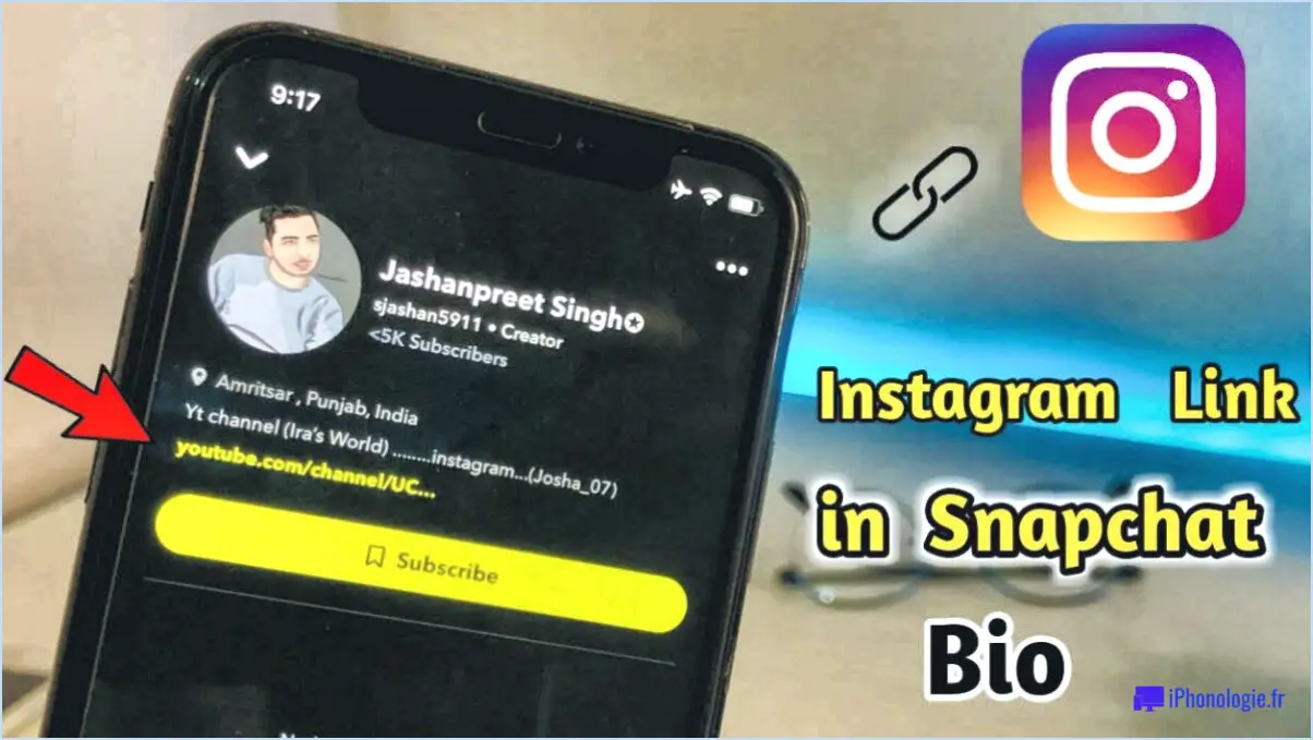 Comment relier Snapchat et Instagram?