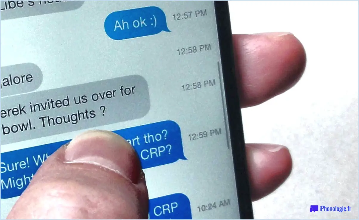 Comment savoir l'heure d'envoi d'un texto sur android?