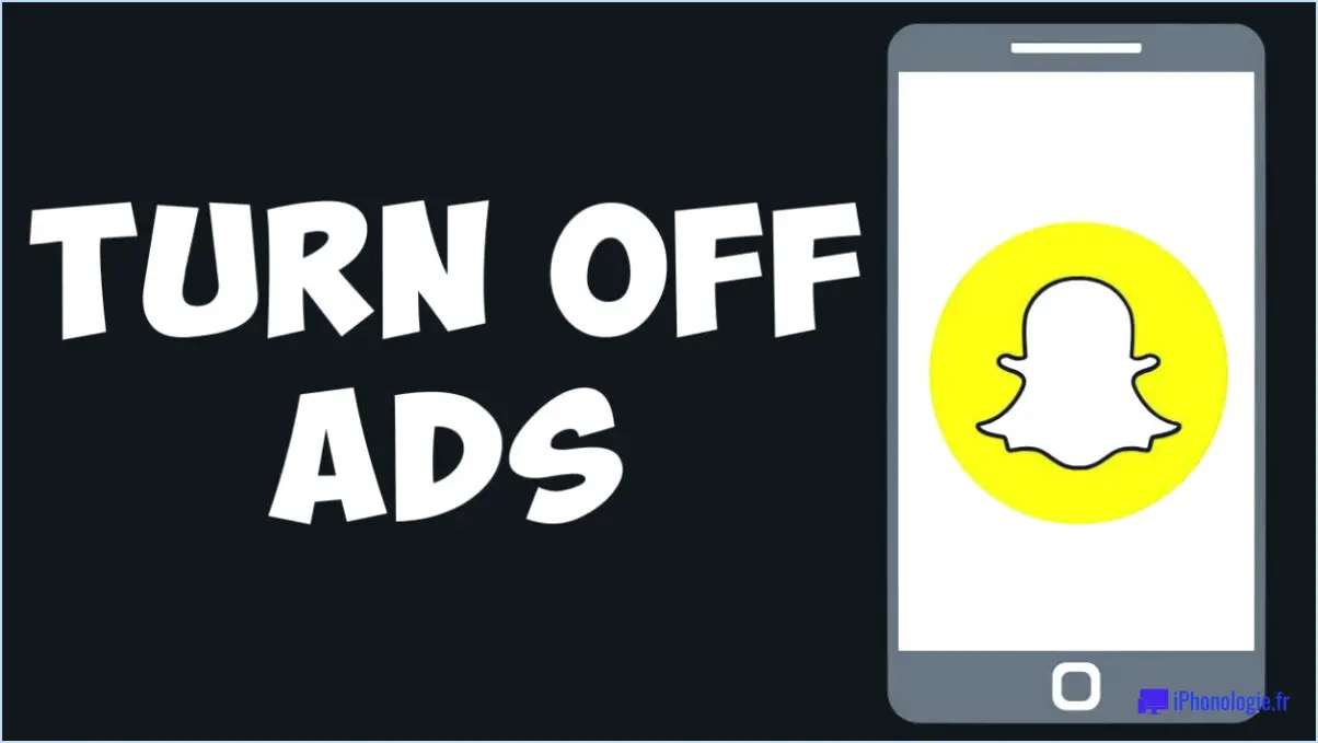Comment se débarrasser des publicités sur Snapchat?