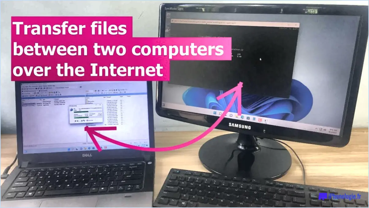 Comment transférer des fichiers entre deux ordinateurs en utilisant le wi fi sous windows 11?