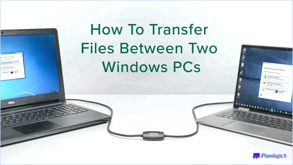 Comment transférer des fichiers volumineux d'un ordinateur à un autre?