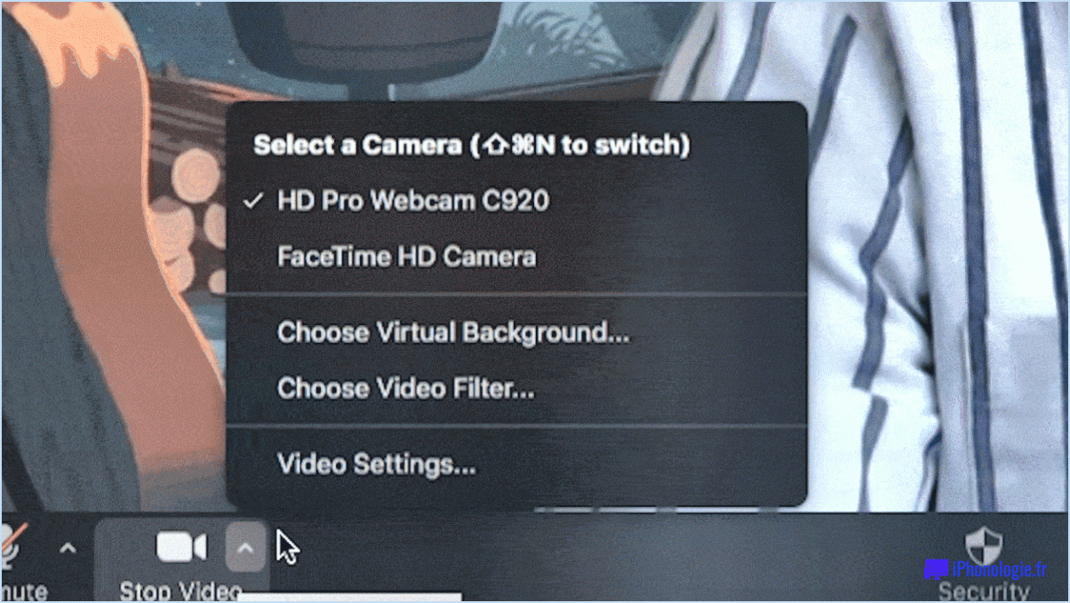 Comment utiliser les filtres vidéo zoom?