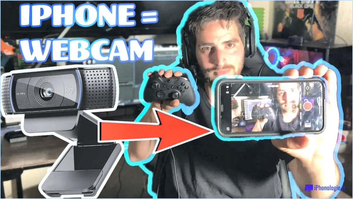 Est-ce que je peux utiliser mon téléphone comme webcam pour xbox?
