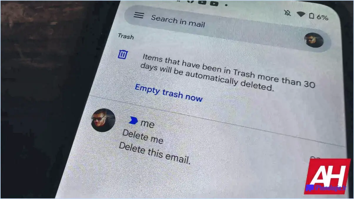 Gmail supprime-t-il vraiment les messages pour toujours?