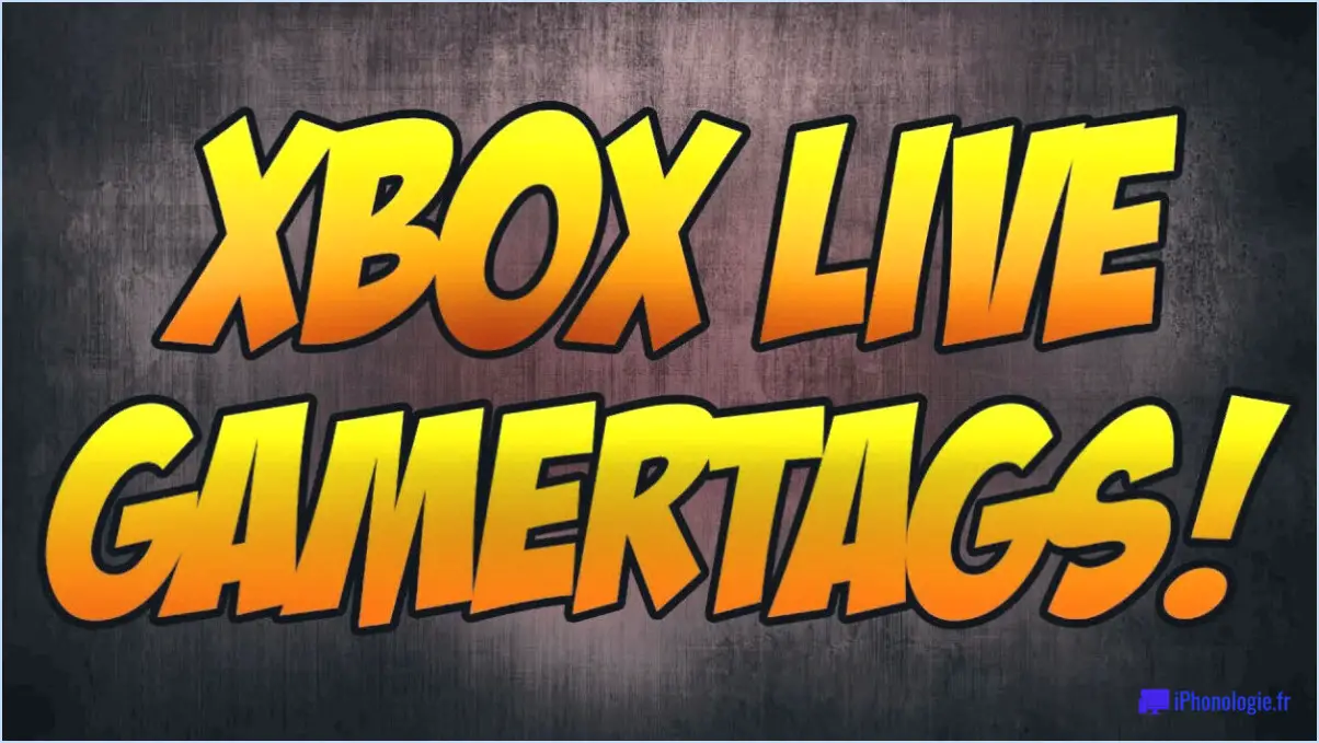 Peut-on supprimer un gamertag sur Xbox Live?