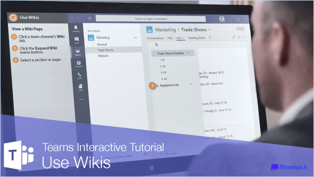 Qu'est-ce que l'onglet Wiki dans Microsoft Teams?