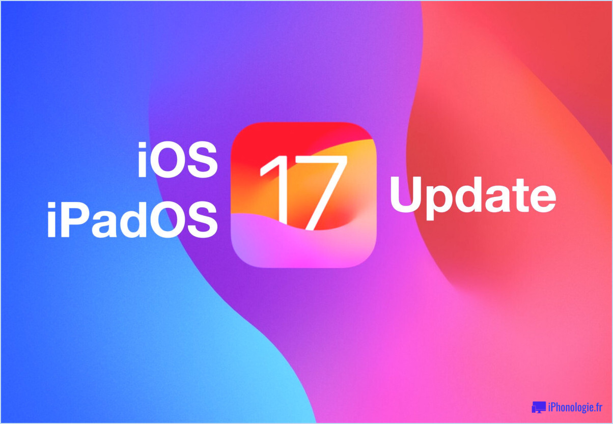 Mises à jour iOS 17.2 et iPados 17.2 publiées