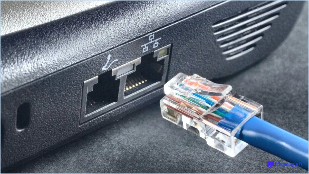 Comment connecter un cable ethernet a windows vista?