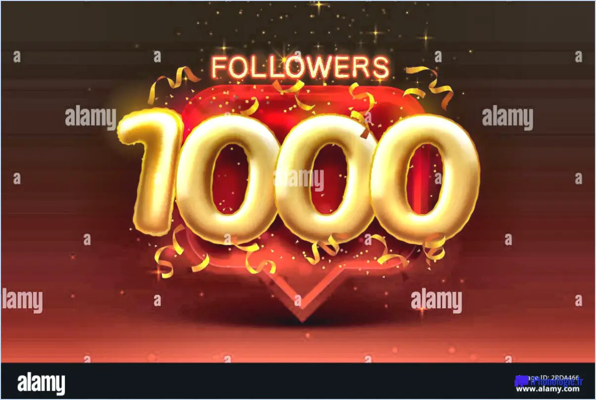 Comment fêter 1000 followers sur instagram?