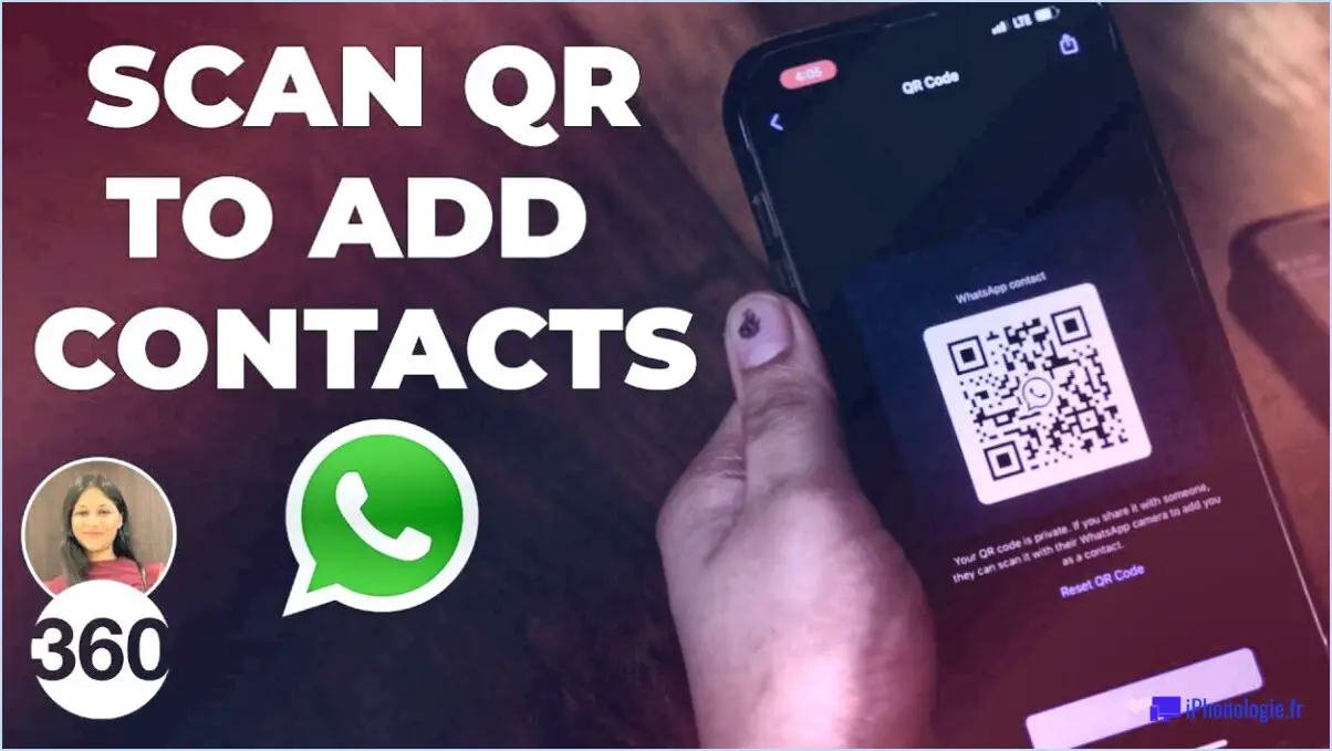 Comment scanner le qr code de whatsapp avec la caméra frontale?