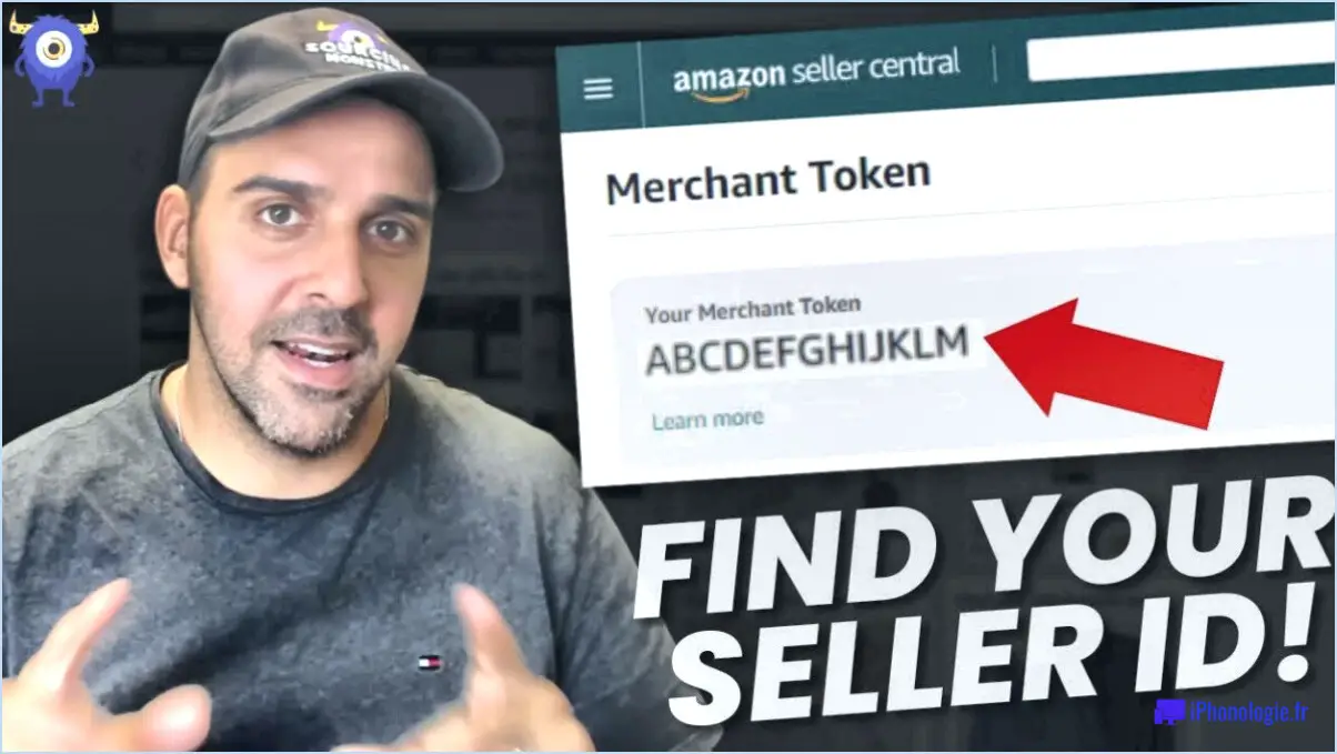 Comment trouver mon compte vendeur sur Amazon?