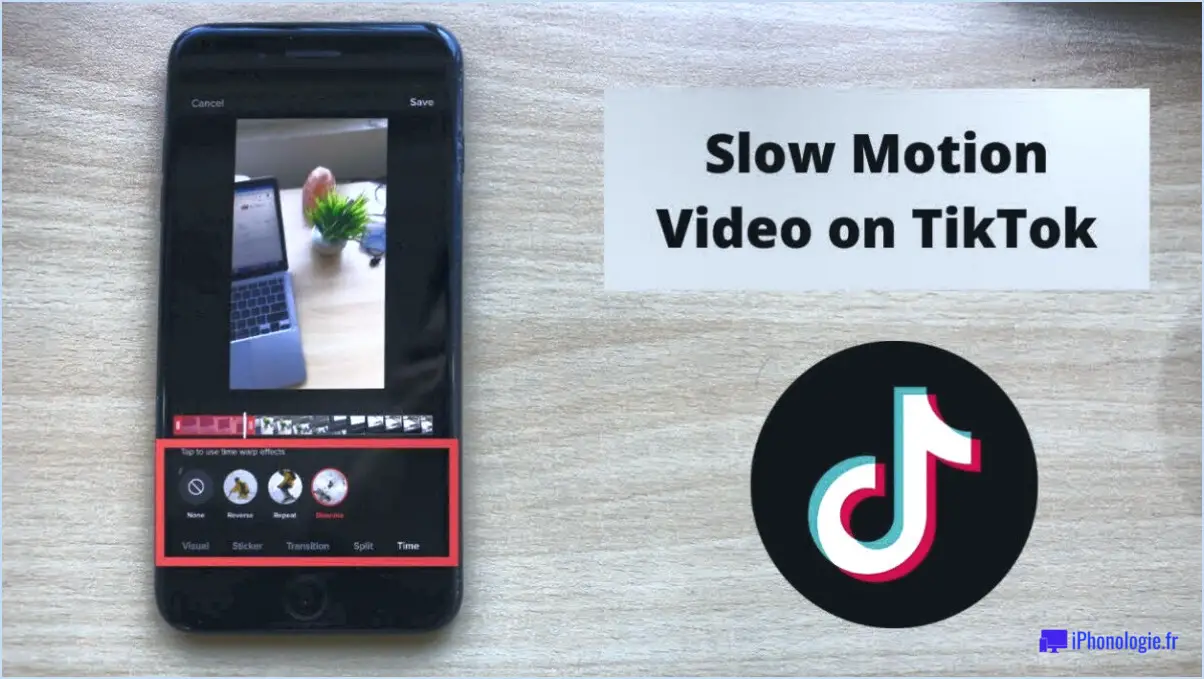 Comment utiliser l'effet de ralenti dans les vidéos tiktok?