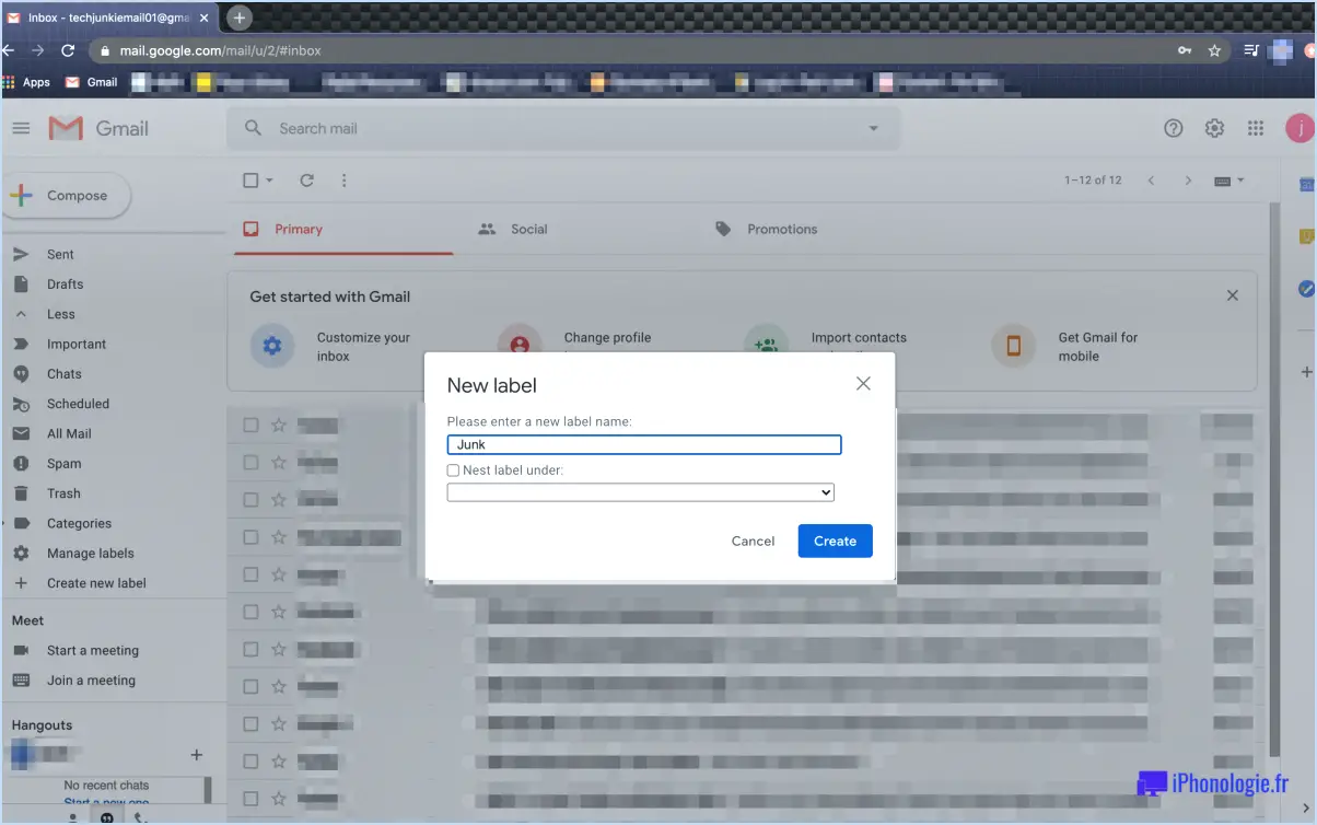 Gmail : Comment étiqueter automatiquement les e-mails?