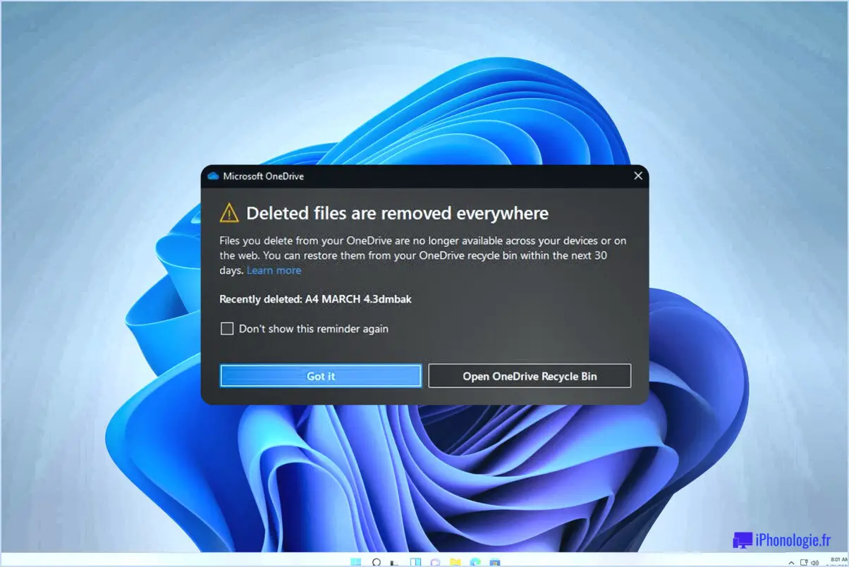 Microsoft peut-il supprimer mon compte OneDrive?