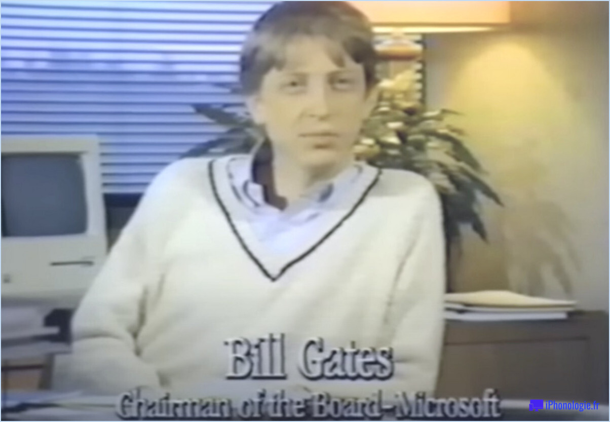 Bill Gates featured in an original Macintosh promo video from 1984