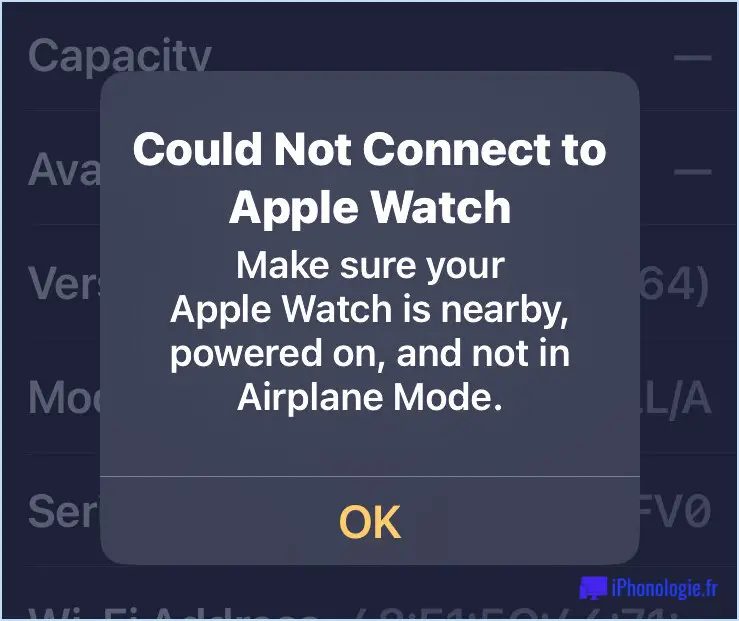 Fix the Could not connect to Apple Watch error on iPhone