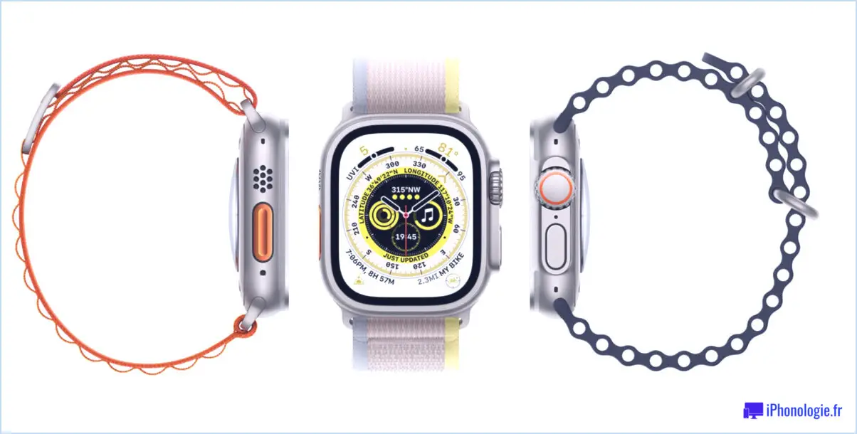 Vous pouvez modifier le visage Apple Watch en glissant avec un paramètre facultatif