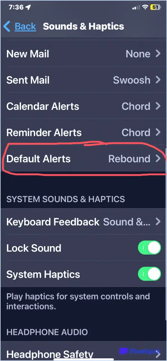 Comment modifier le son de notification par défaut sur iPhone