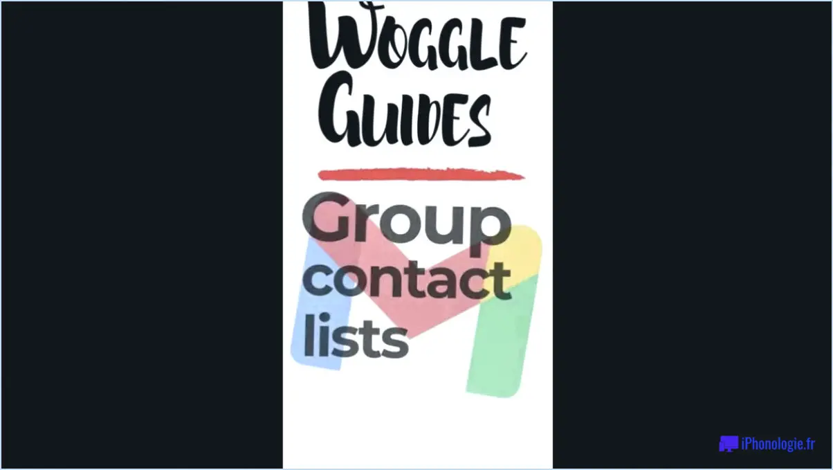 Android : Créer des groupes de contacts (étiquettes)