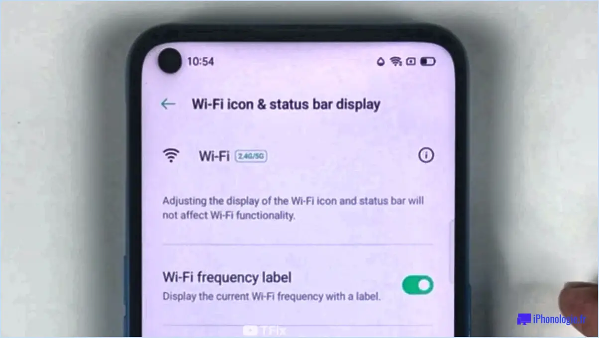 Comment activer le wifi désactivé sur android?