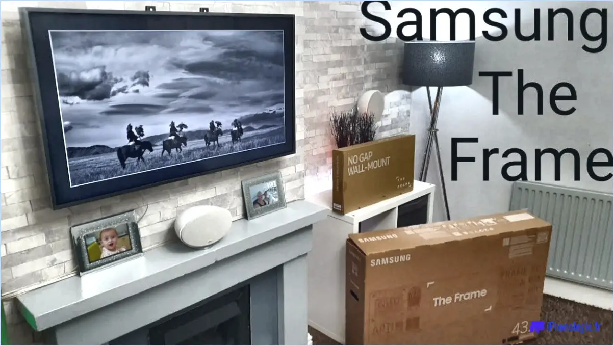 Comment connecter un téléviseur samsung frame?