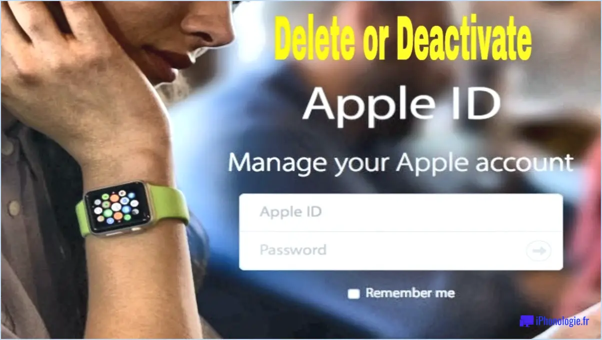 Comment supprimer ou désactiver votre identifiant Apple?