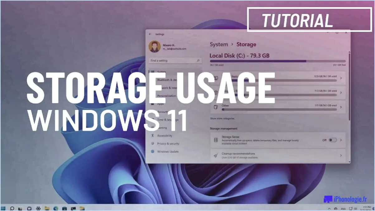 Comment trouver des outils gratuits pour windows 11 10 pour trouver les fichiers et dossiers qui prennent de l'espace sur le disque dur?