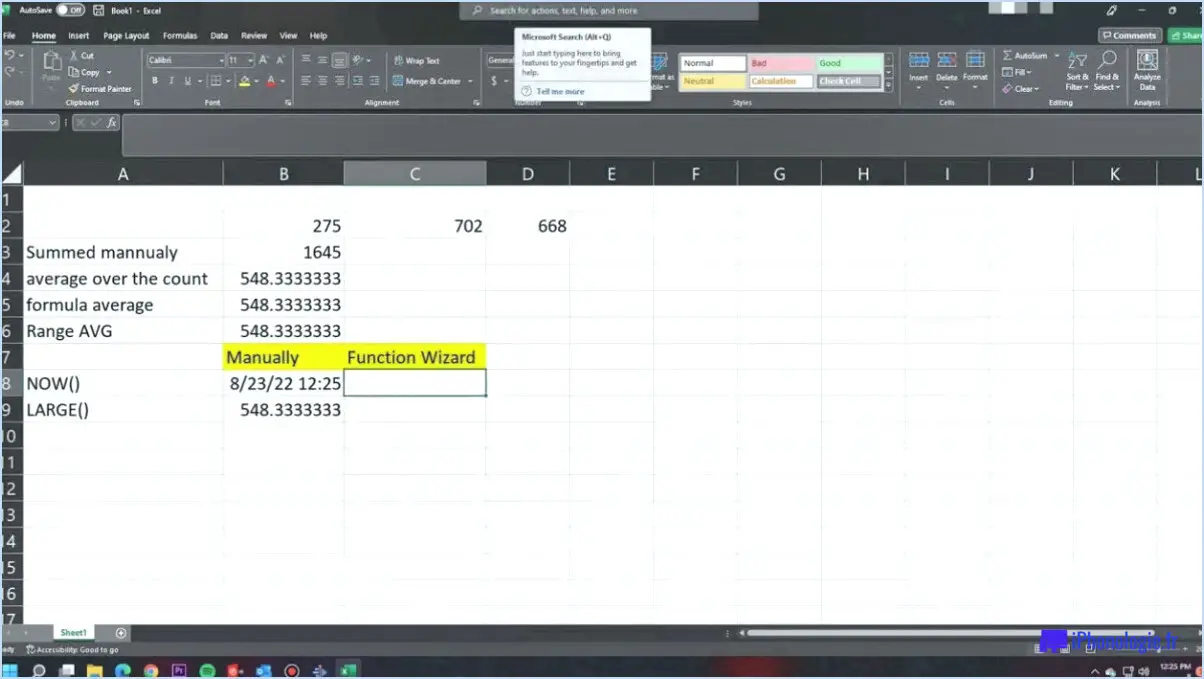 Comment Utiliser Lassistant De Fonction Dans Excel Iphonologiefr 2024 9071