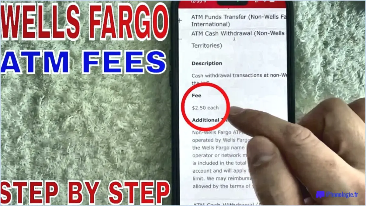 Frais de transaction à l'étranger de Wells Fargo