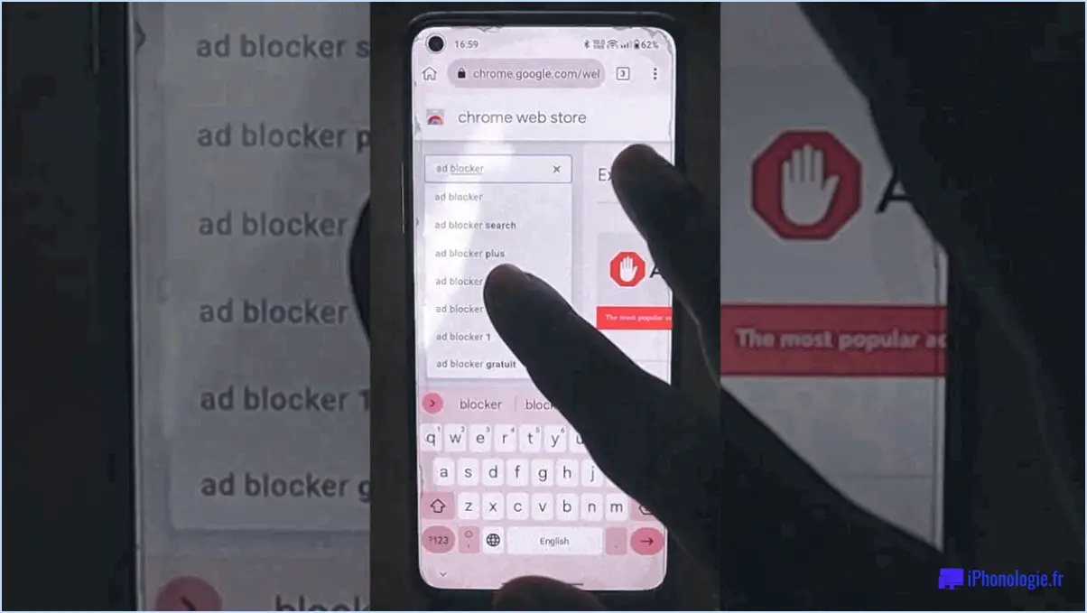 Kiwi pour Android : Comment activer le bloqueur de publicité?