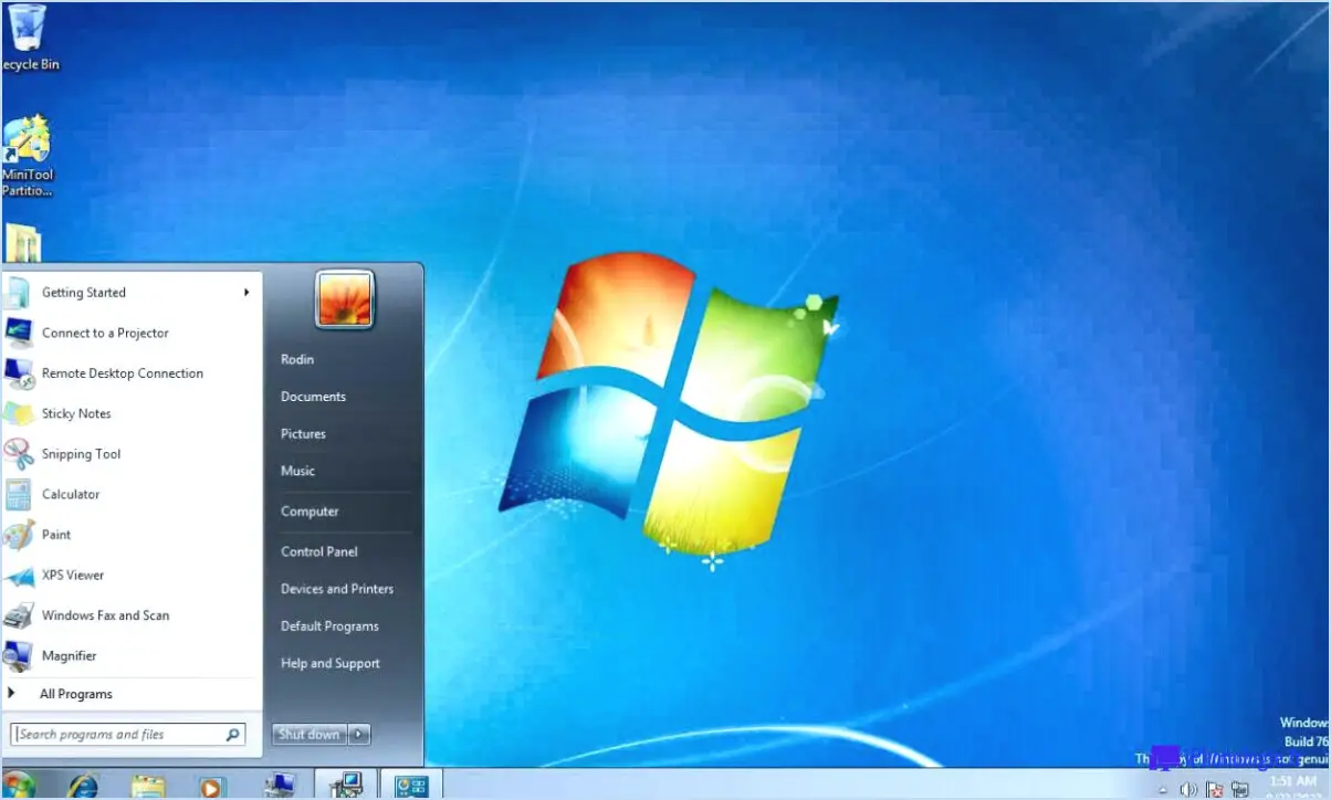 Le système d'exploitation de Windows 11 permet-il d'exécuter des programmes de Windows 7?