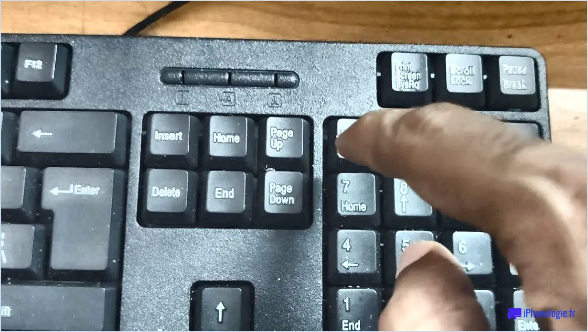 Comment activer le verrouillage numérique sur mon clavier logitech?