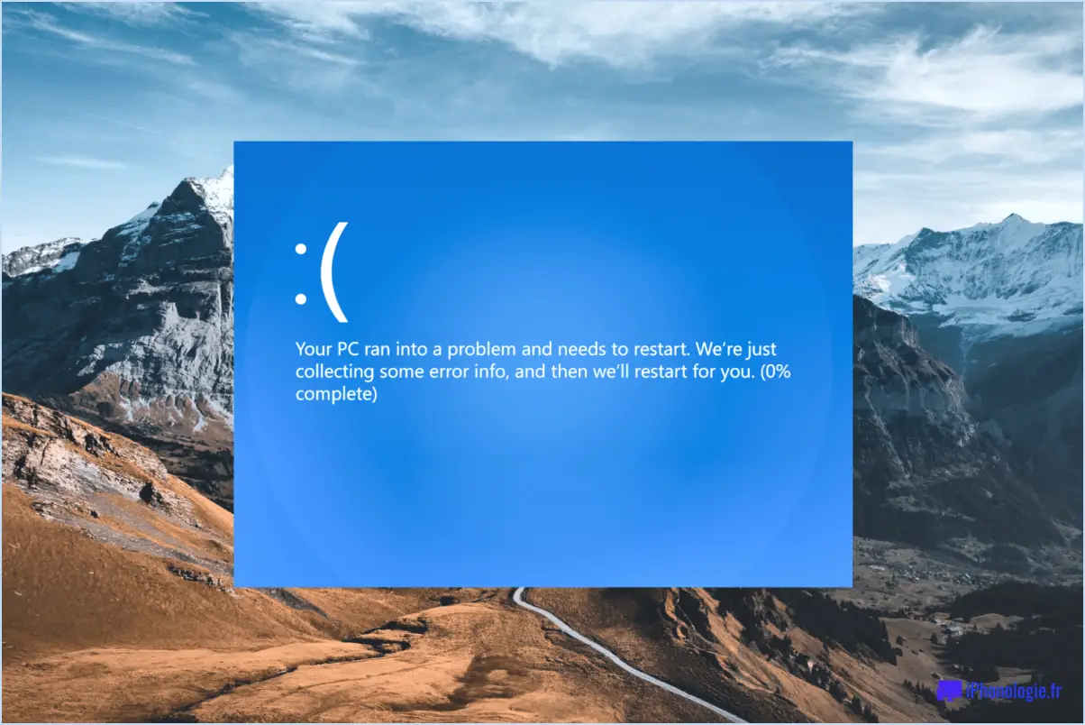 Comment réparer l'écran bleu de usb80236 sys dans windows 10 étapes?