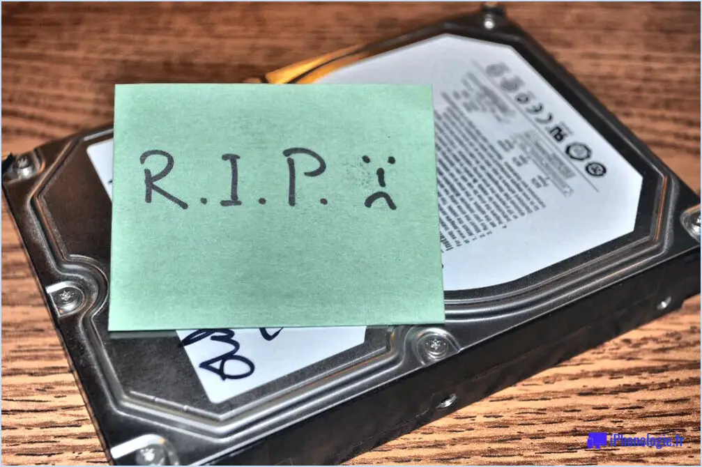 Comment réparer un disque dur externe corrompu?