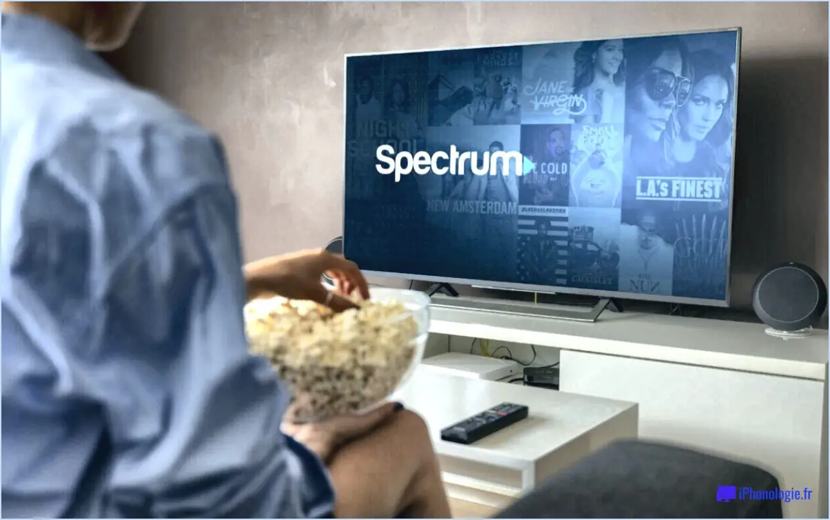 L'application spectrum est-elle compatible avec les téléviseurs?