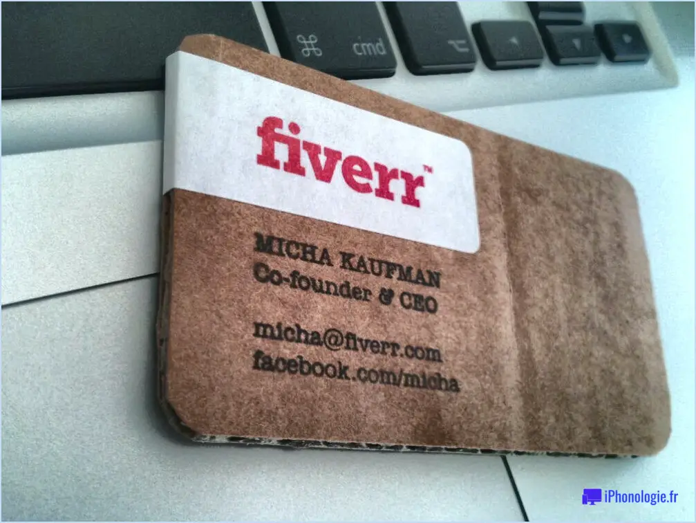 Comment changer mon nom d'utilisateur sur Fiverr?
