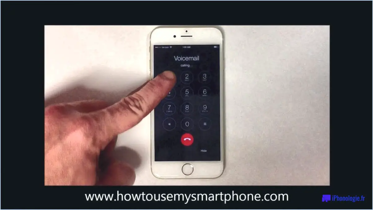 Comment configurer la messagerie vocale sur l'iphone 6s t mobile?