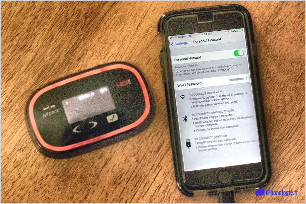 Comment connecter le chromecast au hotspot personnel de l'iphone?