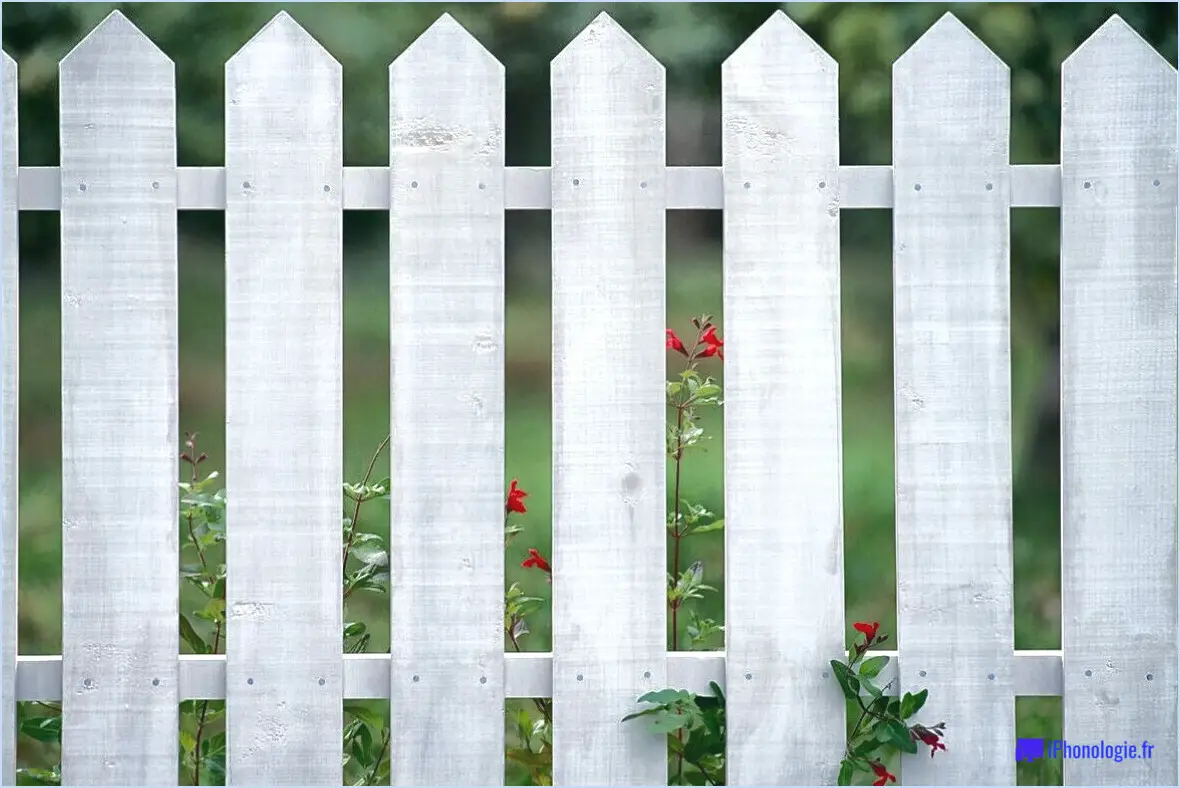 Comment nettoyer une clôture en vinyle blanc?