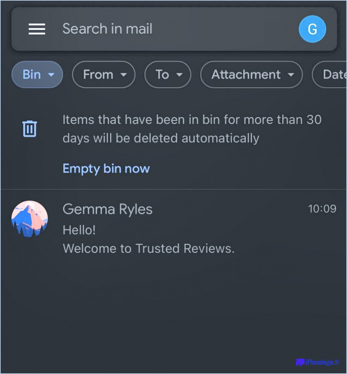 Comment récupérer un email supprimé dans windows live mail?