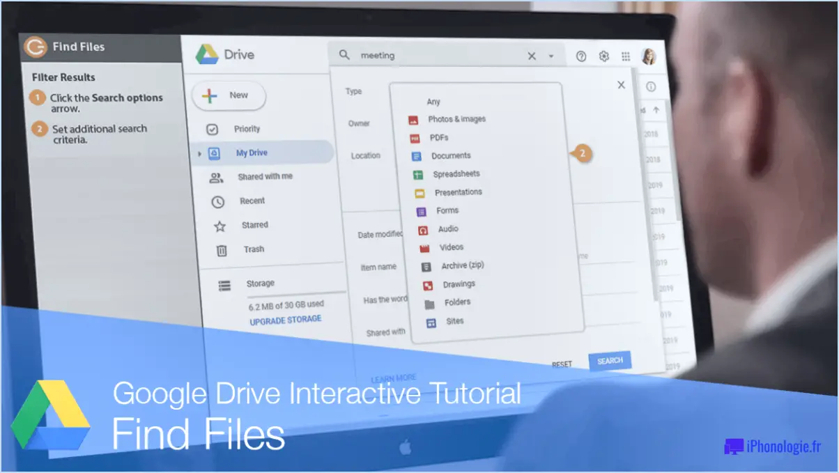 Comment retrouver rapidement vos fichiers sur Google Drive?