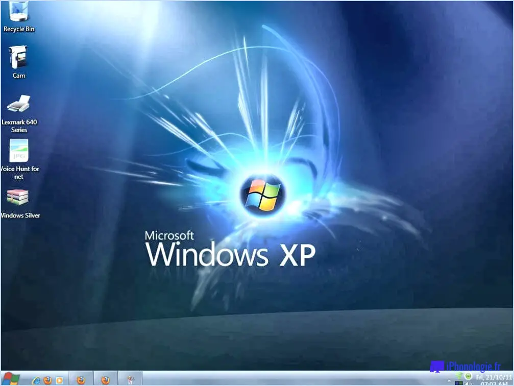 Comment supprimer Windows XP?