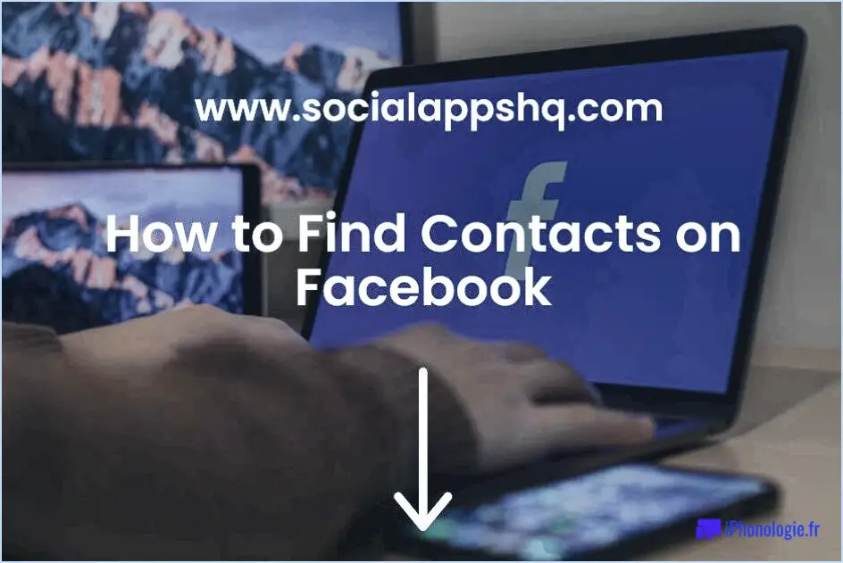 Comment trouver des amis facebook sur instagram sur pc?