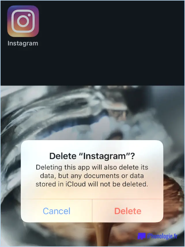 La suppression d'Instagram efface-t-elle tout?