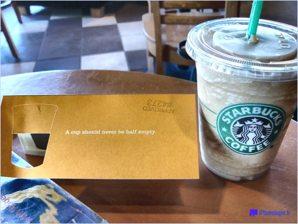 Que se passe-t-il si vous désactivez la carte Starbucks?