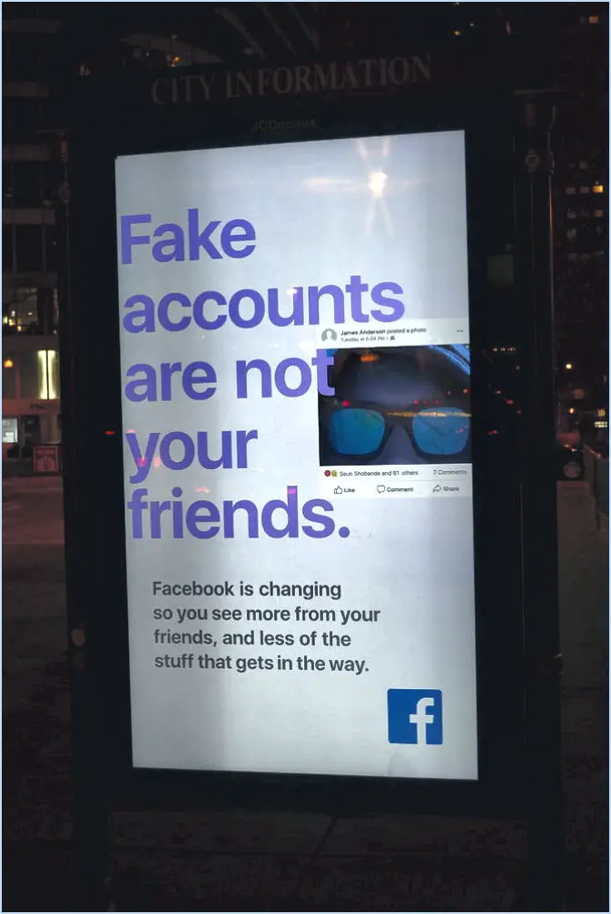 Combien de comptes Facebook sont faux?