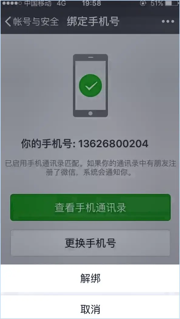 Combien de temps faut-il pour supprimer un compte WeChat?
