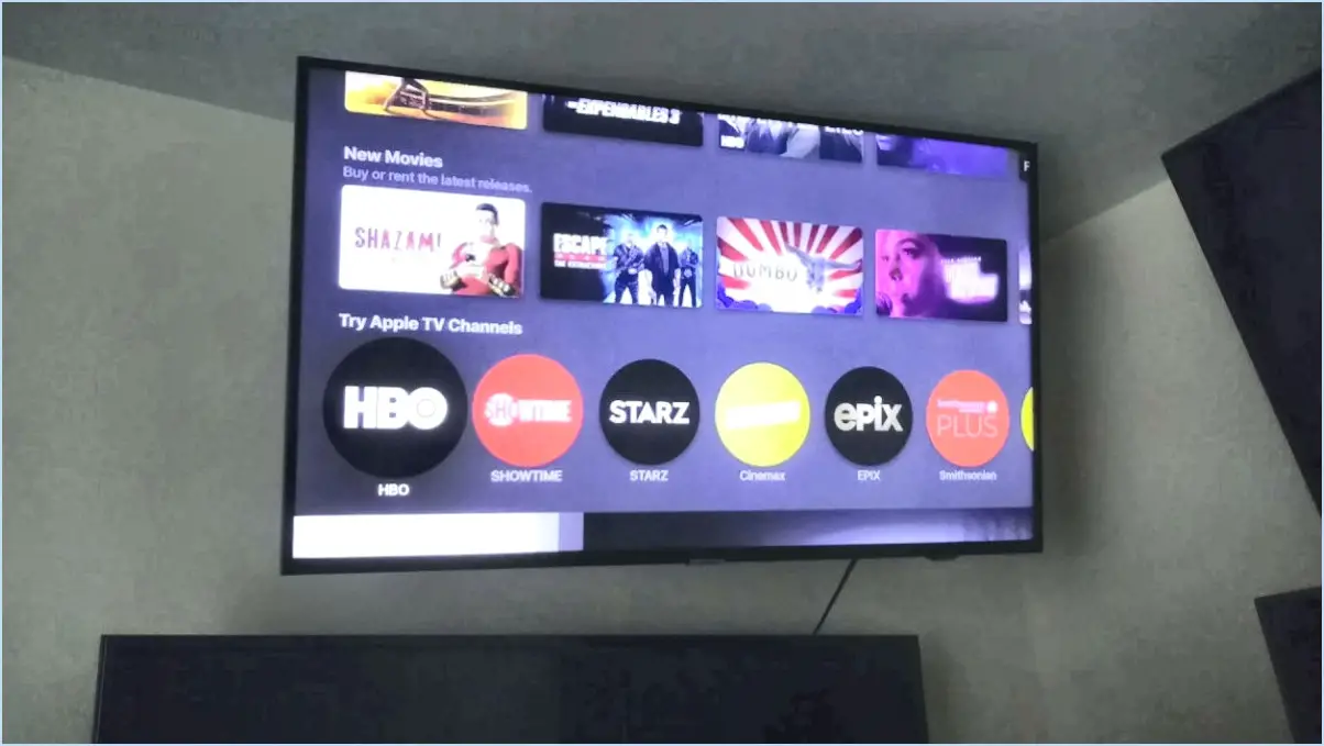 Comment ajouter l'apple tv au smart hub de samsung?