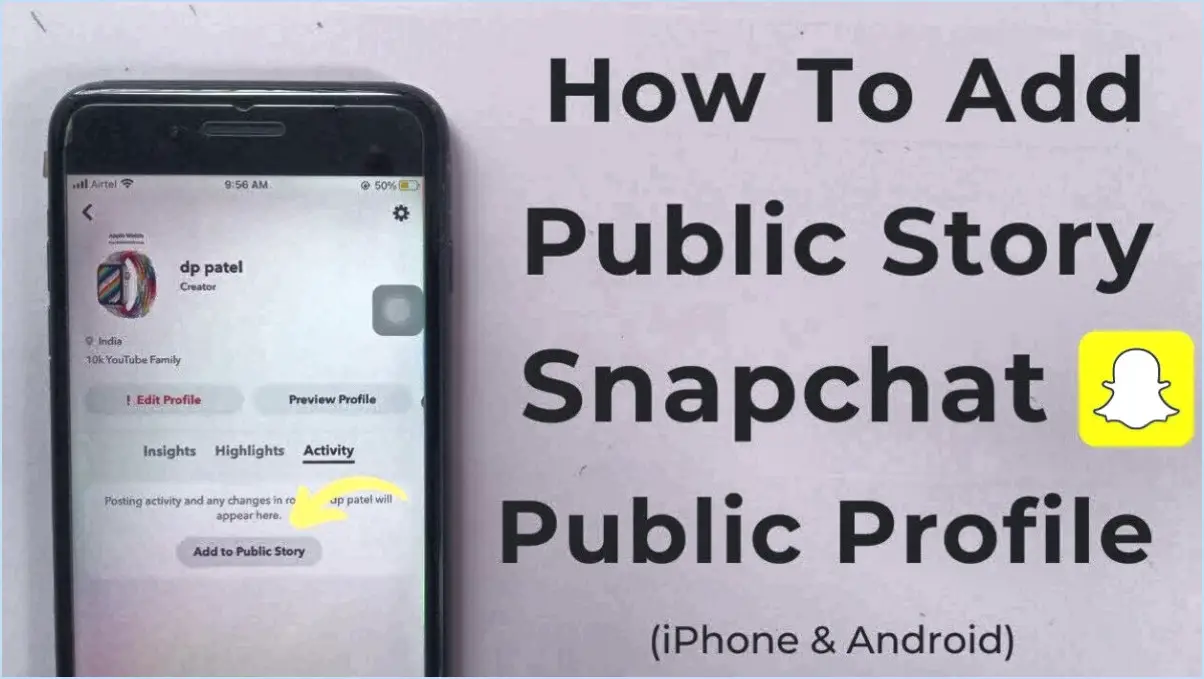 Comment ajouter une capture d'écran à une story snapchat