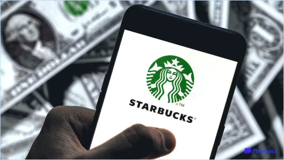 Comment annuler une commande sur l'application Starbucks?